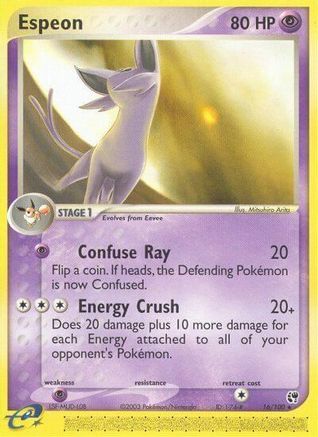 Espeon (16/100) [EX: Sandstorm] Reverse Holofoil