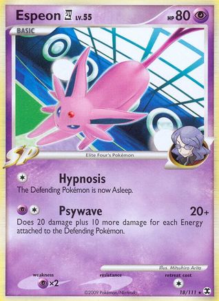 Espeon (18/111) [Platinum: Rising Rivals] Reverse Holofoil