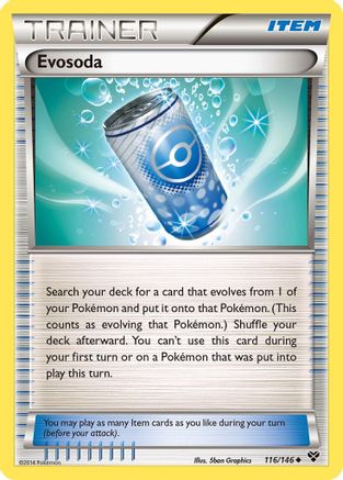 Evosoda (116/146) [XY: Base Set] Reverse Holofoil