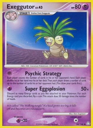 Exeggutor (54/146) [Diamond & Pearl: Legends Awakened] Reverse Holofoil