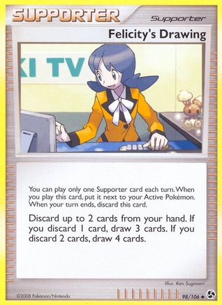 Felicity's Drawing (98/106) [Diamond & Pearl: Great Encounters] Reverse Holofoil