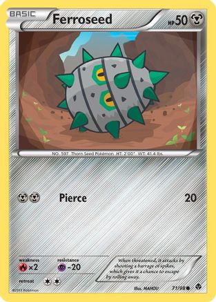 Ferroseed (71/98) [Black & White: Emerging Powers] Reverse Holofoil