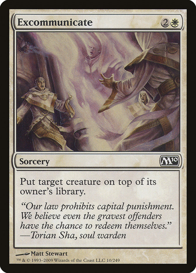 Excommunicate [Magic 2010] Foil