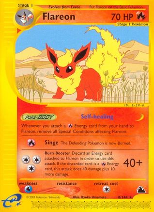 Flareon (8/144) [Skyridge] Reverse Holofoil
