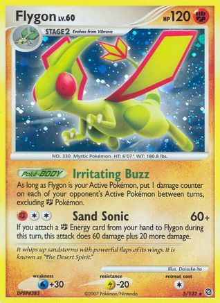 Flygon (5/132) [Diamond & Pearl: Secret Wonders] Holofoil
