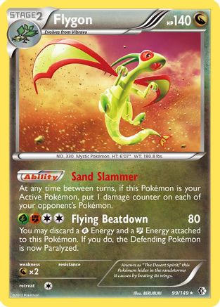 Flygon (99/149) [Black & White: Boundaries Crossed] Reverse Holofoil