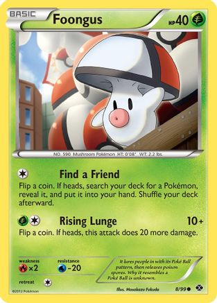 Foongus (8/99) [Black & White: Next Destinies] Reverse Holofoil