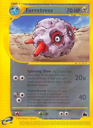 Forretress (9/144) [Skyridge] Reverse Holofoil