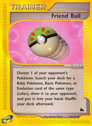 Friend Ball (126/144) [Skyridge] Reverse Holofoil