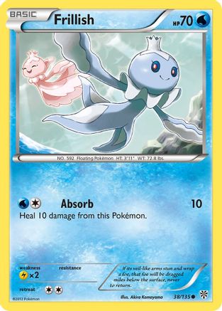Frillish (38/135) [Black & White: Plasma Storm] Reverse Holofoil