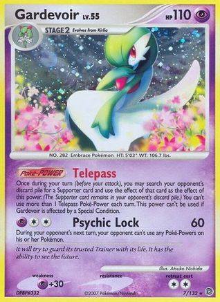Gardevoir (7/132) [Diamond & Pearl: Secret Wonders] Reverse Holofoil