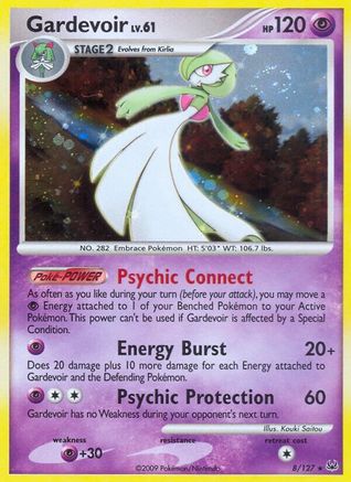 Gardevoir (8/127) [Platinum: Base Set] Reverse Holofoil