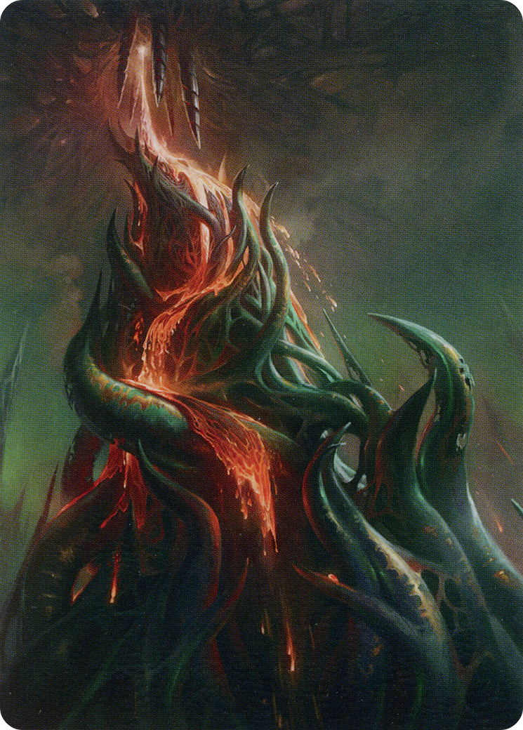 Copperline Gorge // Copperline Gorge  [Phyrexia: All Will Be One Art Series] (Borderless) Foil