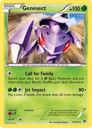 Genesect (10/101) [Black & White: Plasma Blast] Reverse Holofoil