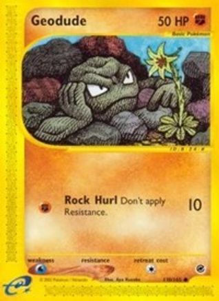 Geodude (110/165) [Expedition: Base Set] Reverse Holofoil