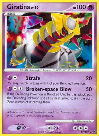 Giratina (27/127) [Platinum: Base Set] Reverse Holofoil