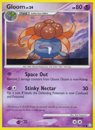 Gloom (97/146) [Diamond & Pearl: Legends Awakened] Reverse Holofoil