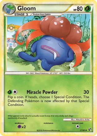 Gloom (27/90) [HeartGold & SoulSilver: Undaunted] Reverse Holofoil
