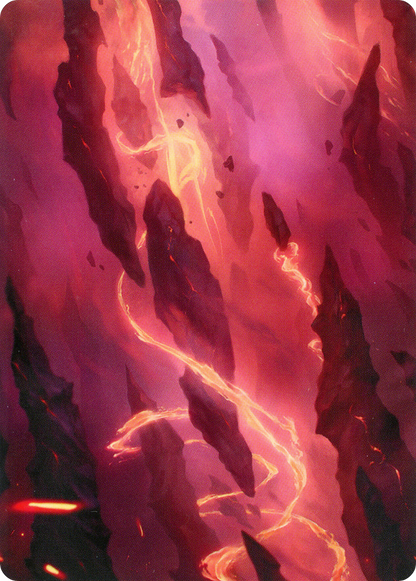 Mountain // Mountain  [Zendikar Rising Art Series] (Borderless) Foil