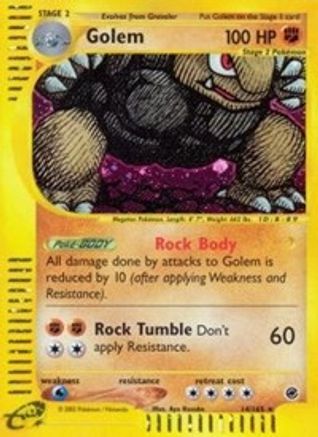 Golem (14/165) [Expedition: Base Set] Reverse Holofoil