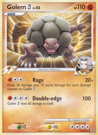 Golem (23/111) [Platinum: Rising Rivals] Reverse Holofoil