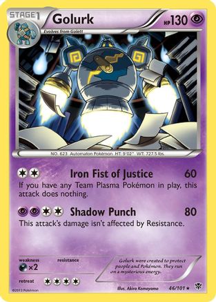 Golurk (46/101) [Black & White: Plasma Blast] Reverse Holofoil