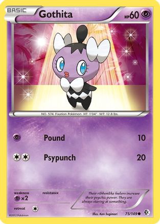 Gothita (75/149) [Black & White: Boundaries Crossed] Reverse Holofoil