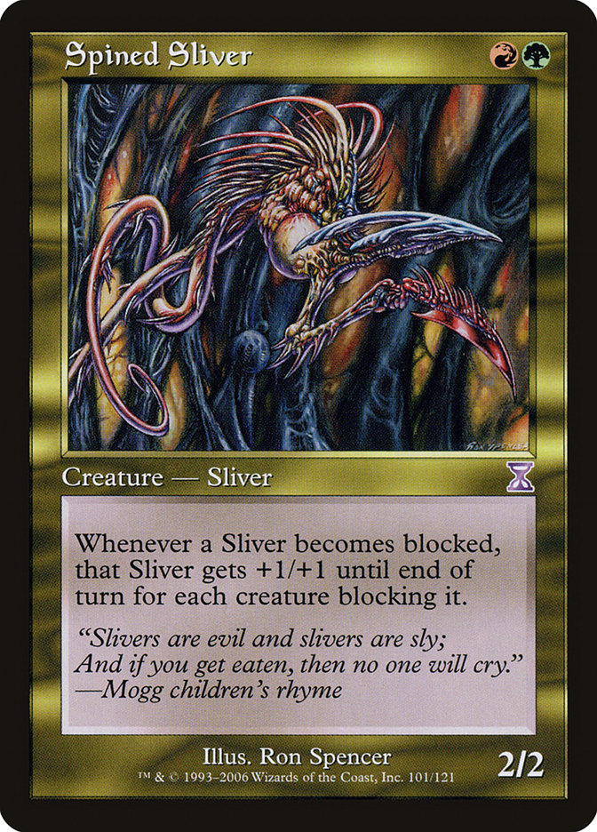 Spined Sliver [Time Spiral Timeshifted] Foil