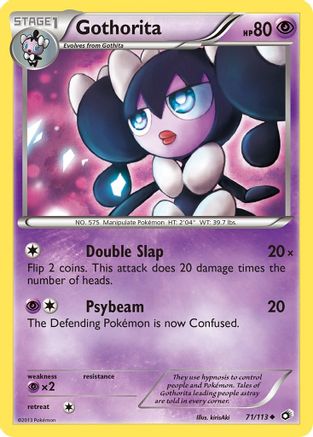 Gothorita (71/113) [Black & White: Legendary Treasures] Reverse Holofoil