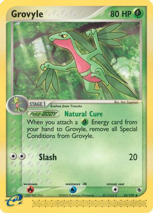 Grovyle (32/109) [EX: Ruby & Sapphire] Reverse Holofoil
