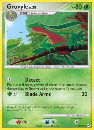 Grovyle (38/99) [Platinum: Arceus] Reverse Holofoil