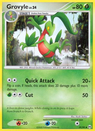 Grovyle (39/99) [Platinum: Arceus] Reverse Holofoil