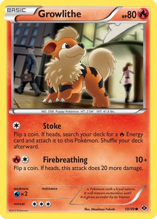 Growlithe (10/99) [Black & White: Next Destinies] Reverse Holofoil
