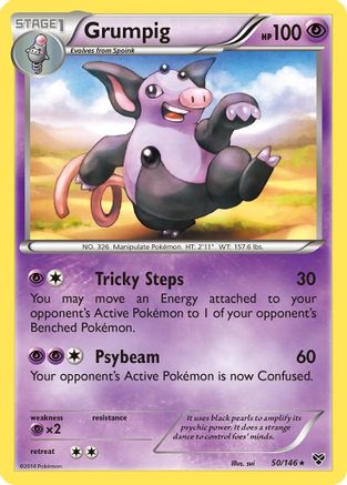 Grumpig (50/146) [XY: Base Set] Reverse Holofoil