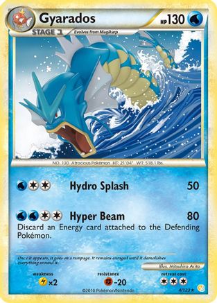 Gyarados (4/123) [HeartGold & SoulSilver: Base Set] Reverse Holofoil