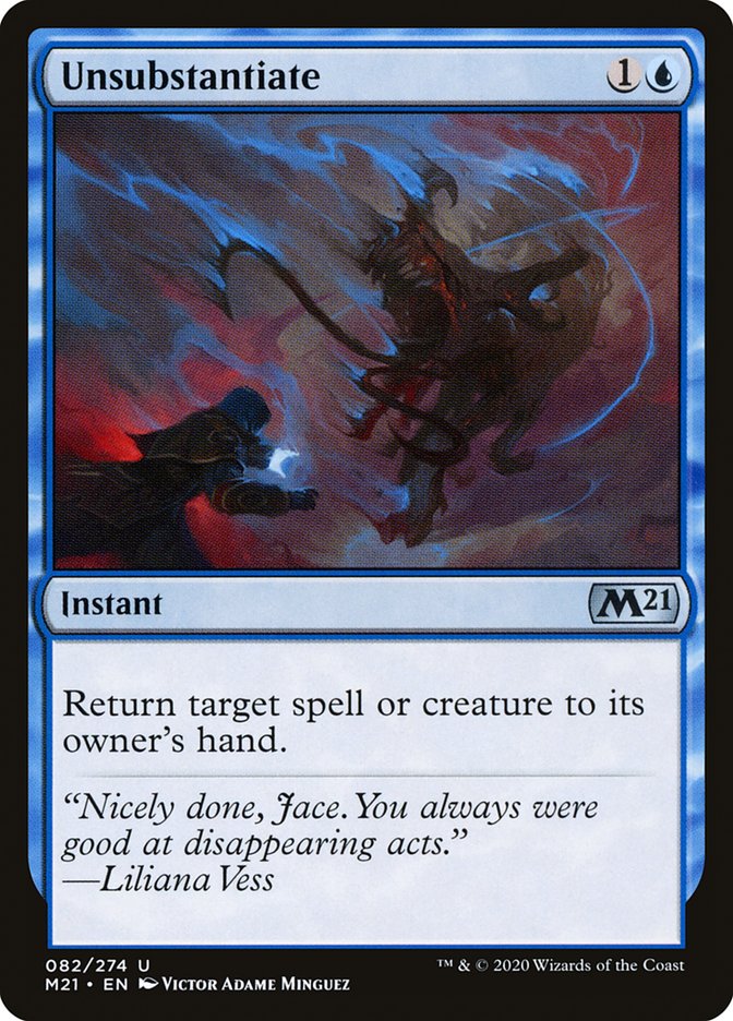 Unsubstantiate [Core Set 2021] Foil