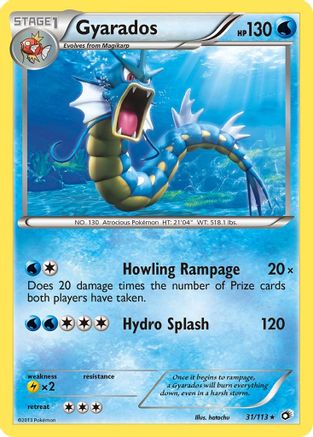 Gyarados (31/113) [Black & White: Legendary Treasures] Reverse Holofoil
