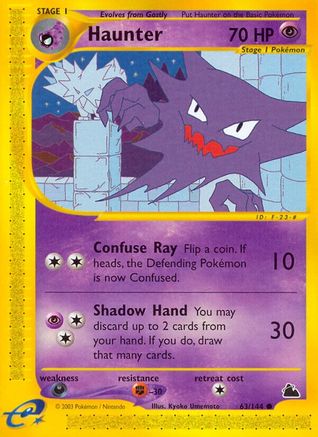 Haunter (63/144) [Skyridge] Reverse Holofoil