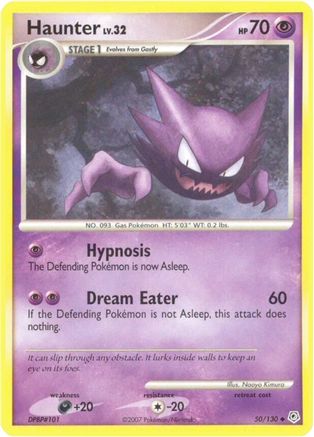 Haunter (50/130) [Diamond & Pearl: Base Set] Reverse Holofoil