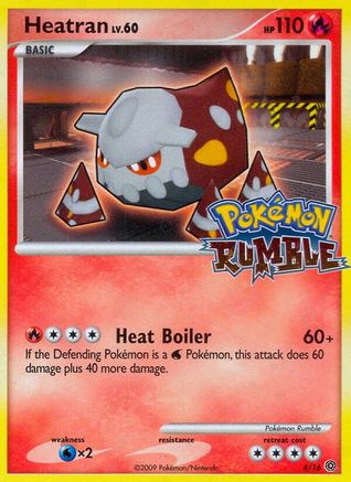Heatran (4/16) [Pokémon Rumble] Holofoil