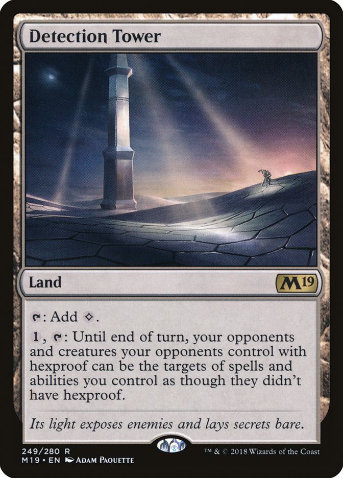 Detection Tower [Core Set 2019] Foil