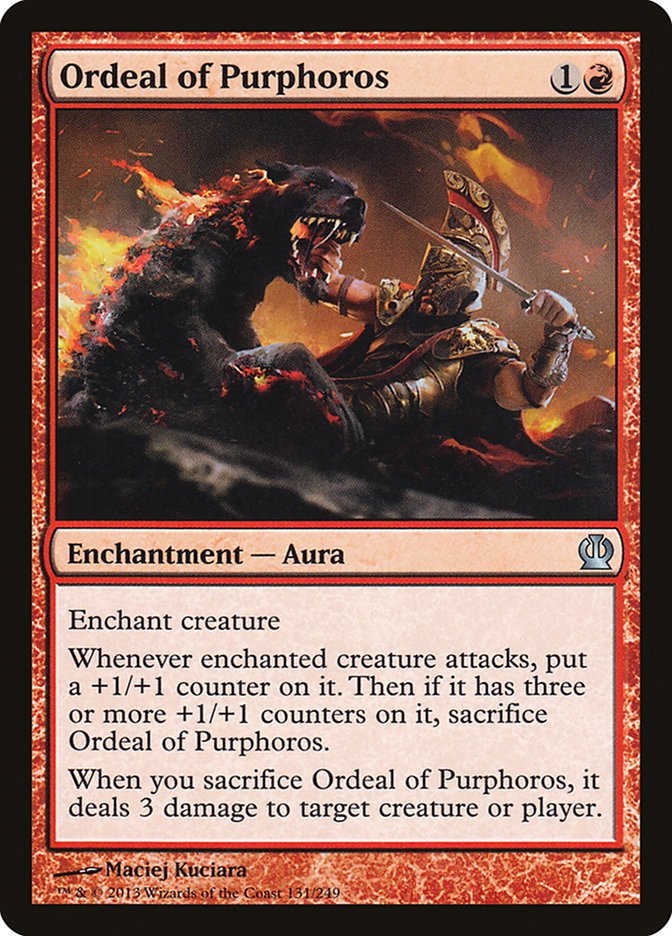 Ordeal of Purphoros [Theros] Foil