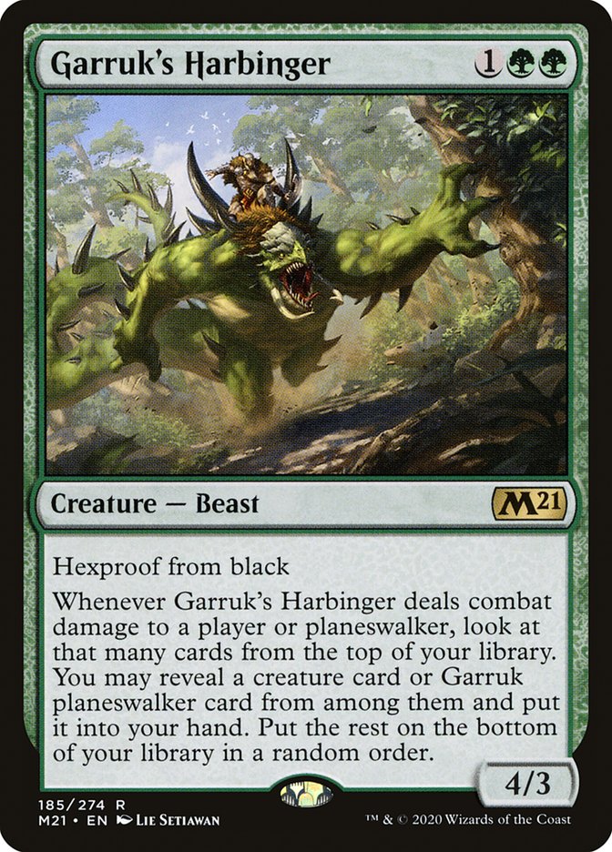 Garruk's Harbinger [Core Set 2021] Foil