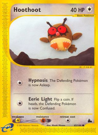 Hoothoot (65/144) [Skyridge] Reverse Holofoil