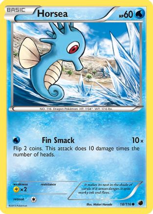 Horsea (18/116) [Black & White: Plasma Freeze] Reverse Holofoil