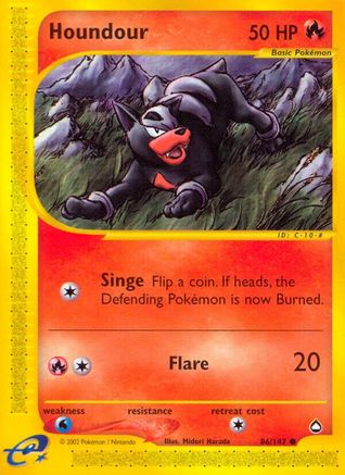 Houndour (86/147) [Aquapolis] Reverse Holofoil