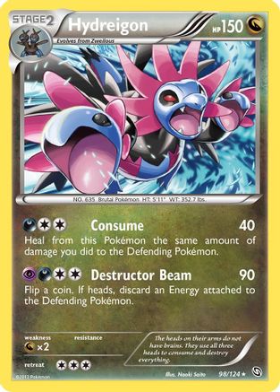 Hydreigon (98/124) [Black & White: Dragons Exalted] Reverse Holofoil