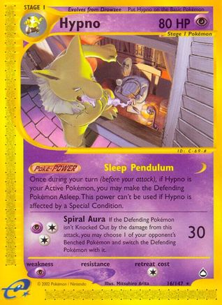 Hypno (16/147) [Aquapolis] Reverse Holofoil