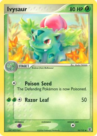 Ivysaur (35/112) [EX: FireRed & LeafGreen] Reverse Holofoil