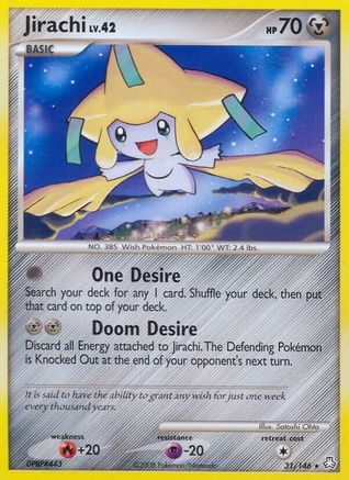 Jirachi (31/146) [Diamond & Pearl: Legends Awakened] Reverse Holofoil